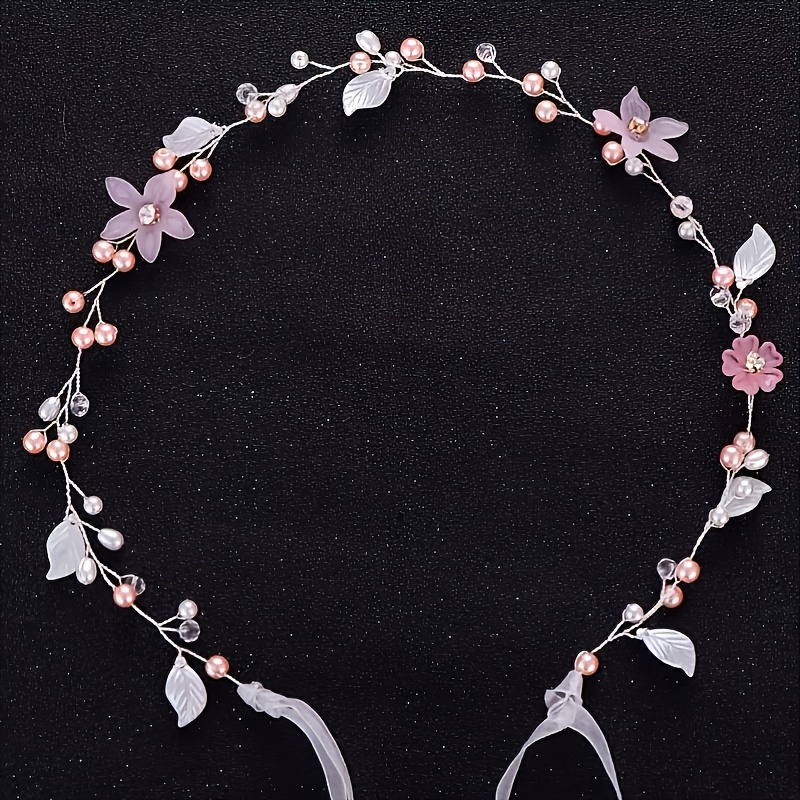 Aerith Cosplay Prop - Feuille de cristal cheveux vigne bandeau