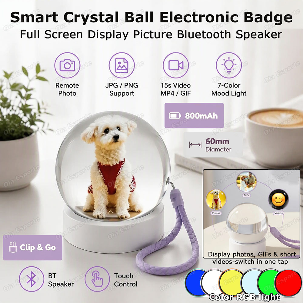 Magnetic Clasp Cosplay - Lecteur vidéo 3D, boule de cristal,