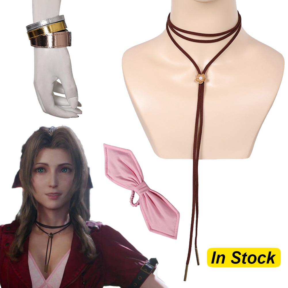 Collier et nœud papillon de co - Aerith Cosplay Prop avis et prix