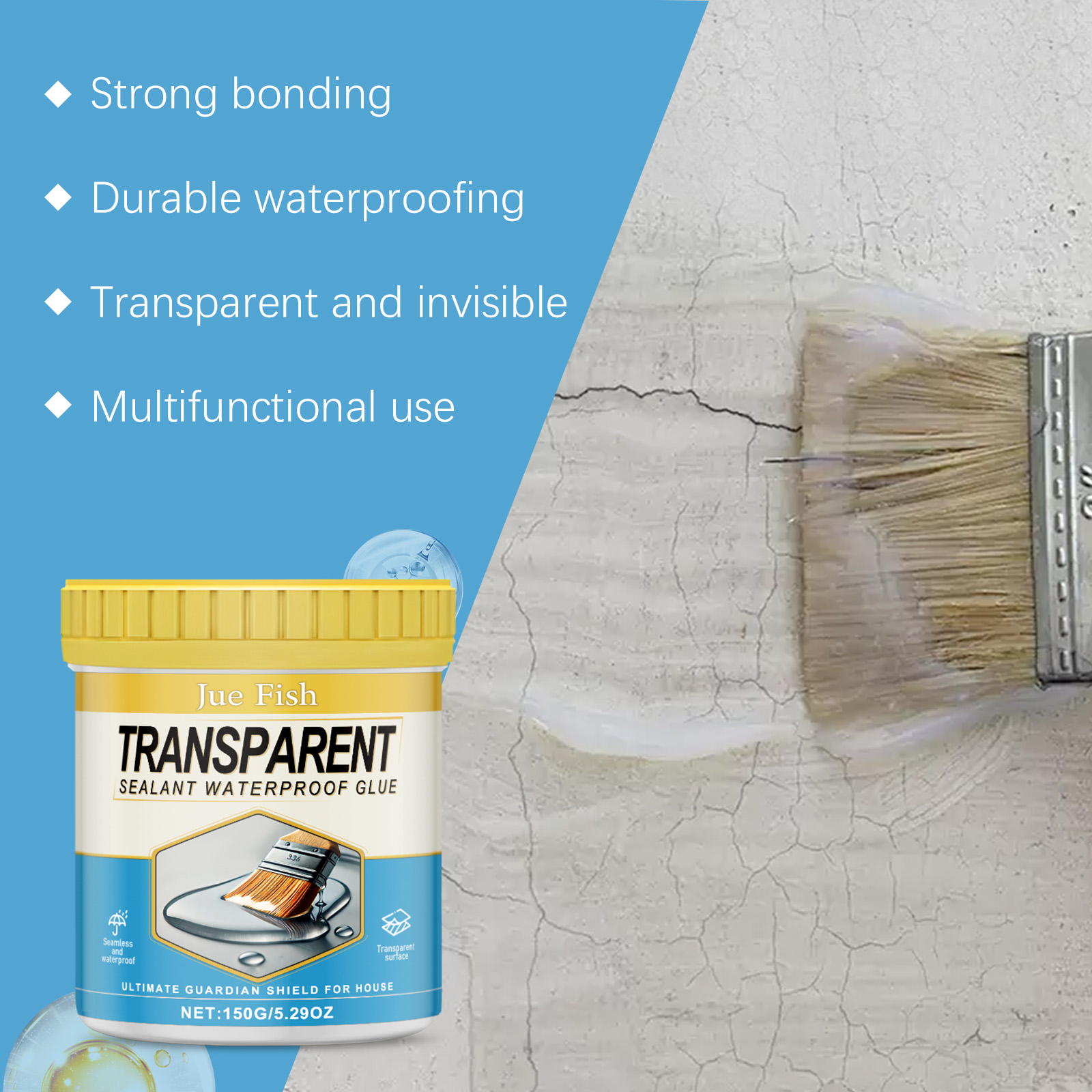 Adhésif Transparent et étanche - Contact Cement Glue avis et prix